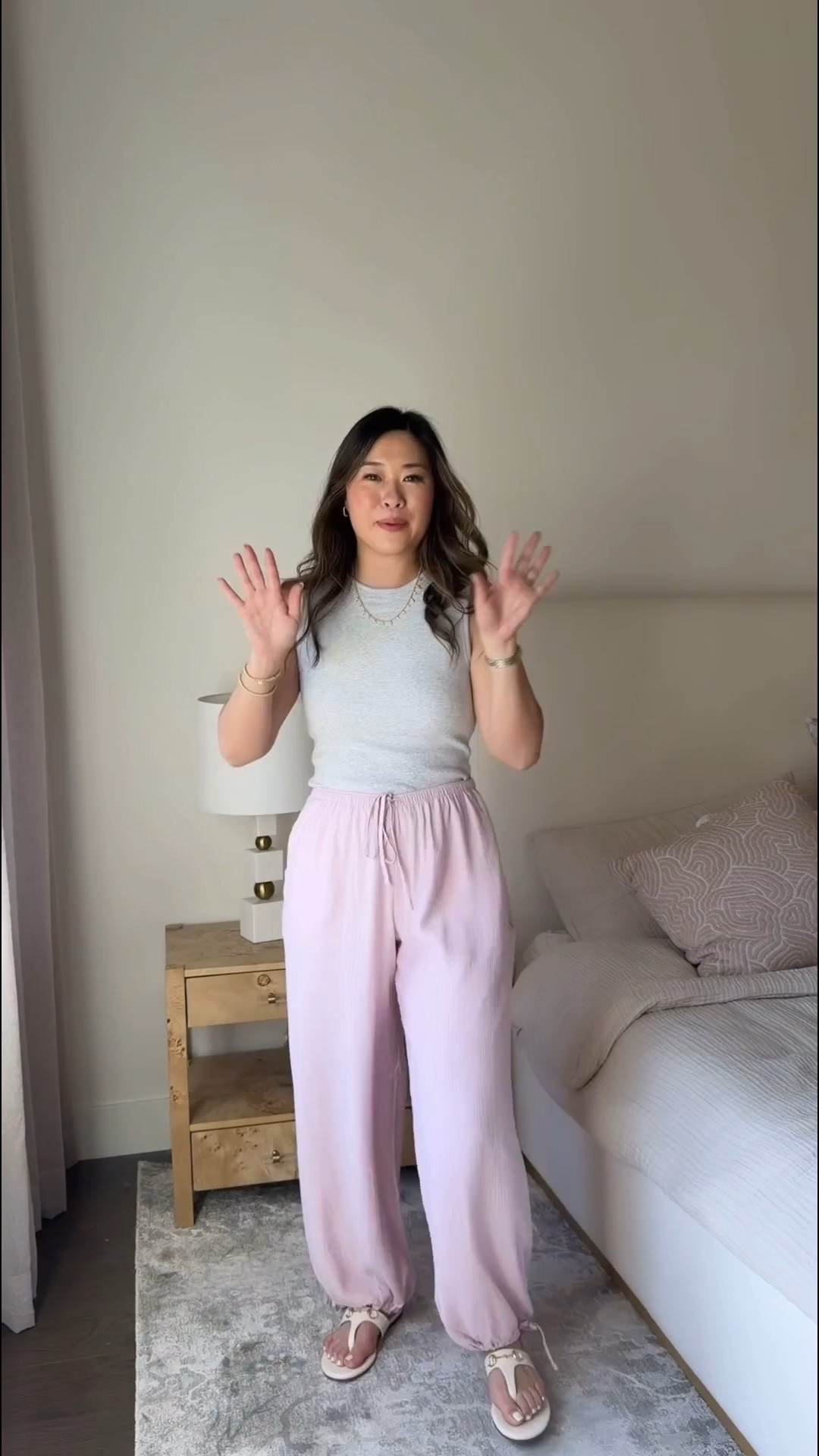 Abercrombie, casual outfit, trending, balloon pants, basic tank, comfy outfit, loungewear, cool mom outfit, tcs

#LTKmomlife #LTKootd #LTKSeasonal