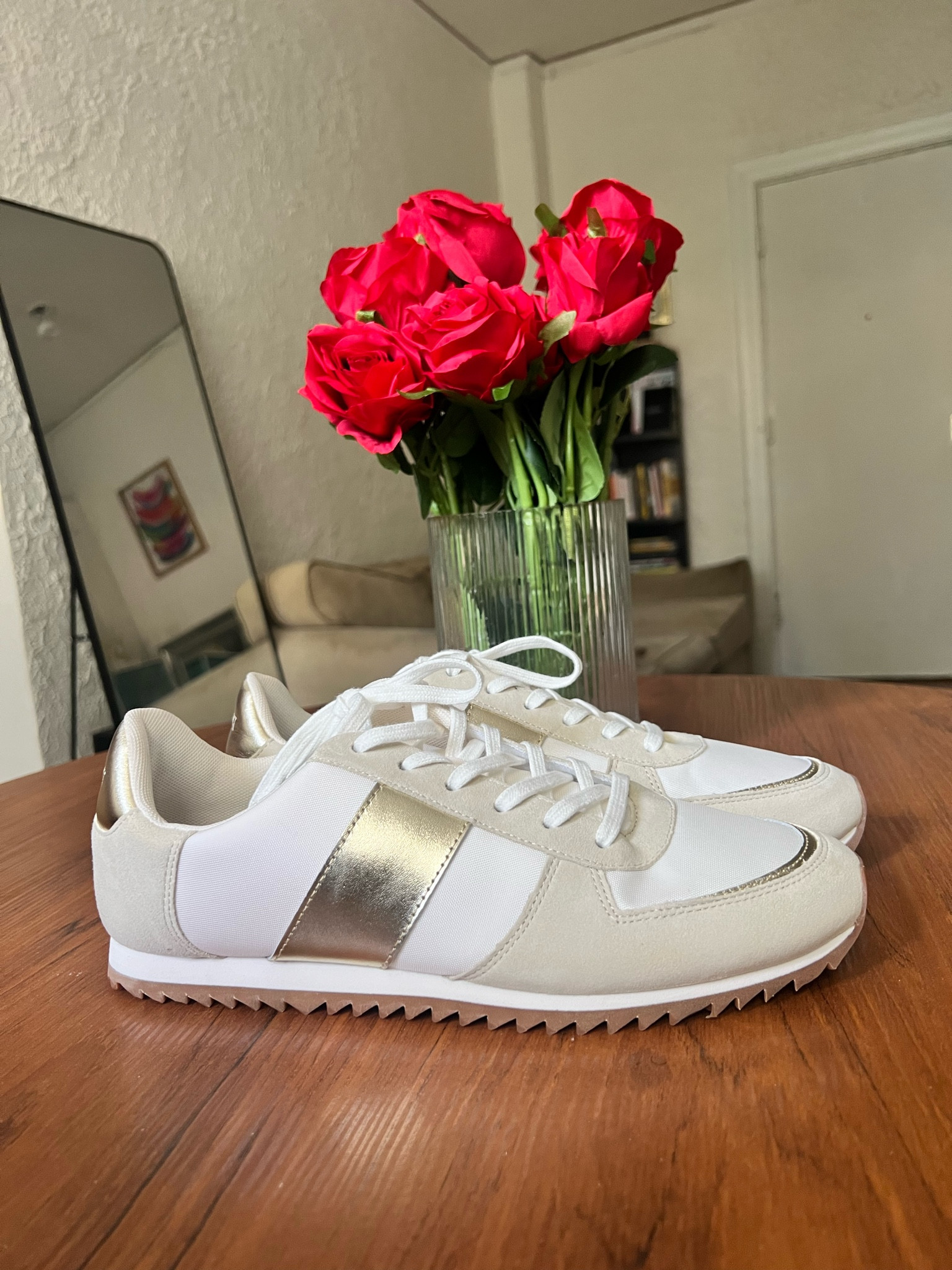 The perfect neutral sneaker! You can style this outfit for summer and fall! They fit true to size. They are currently on sale at J. Crew for $59!

#LTKFindsUnder100 #LTKShoeCrush #LTKSaleAlert