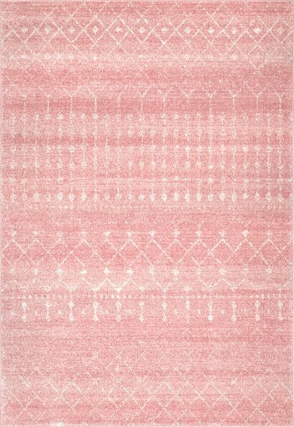 Pink Moroccan Trellis Area Rug | Rugs USA