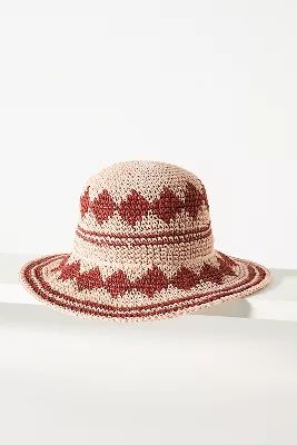 Printed Crochet Bucket Hat | Anthropologie (US)