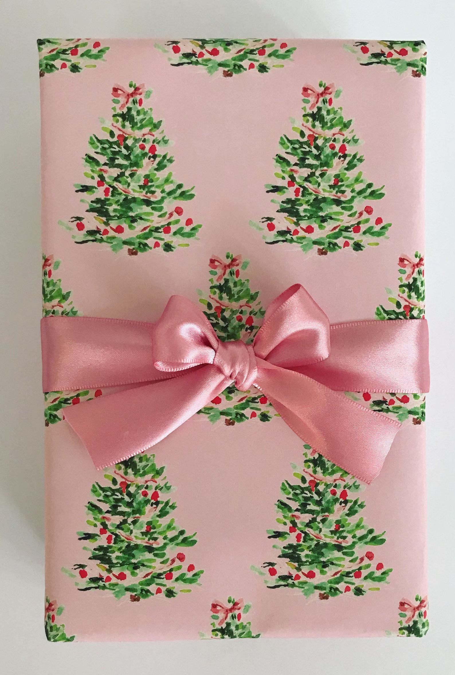 Wrapping Paper: Oh Christmas Tree Pink gift Wrap Birthday - Etsy | Etsy (US)