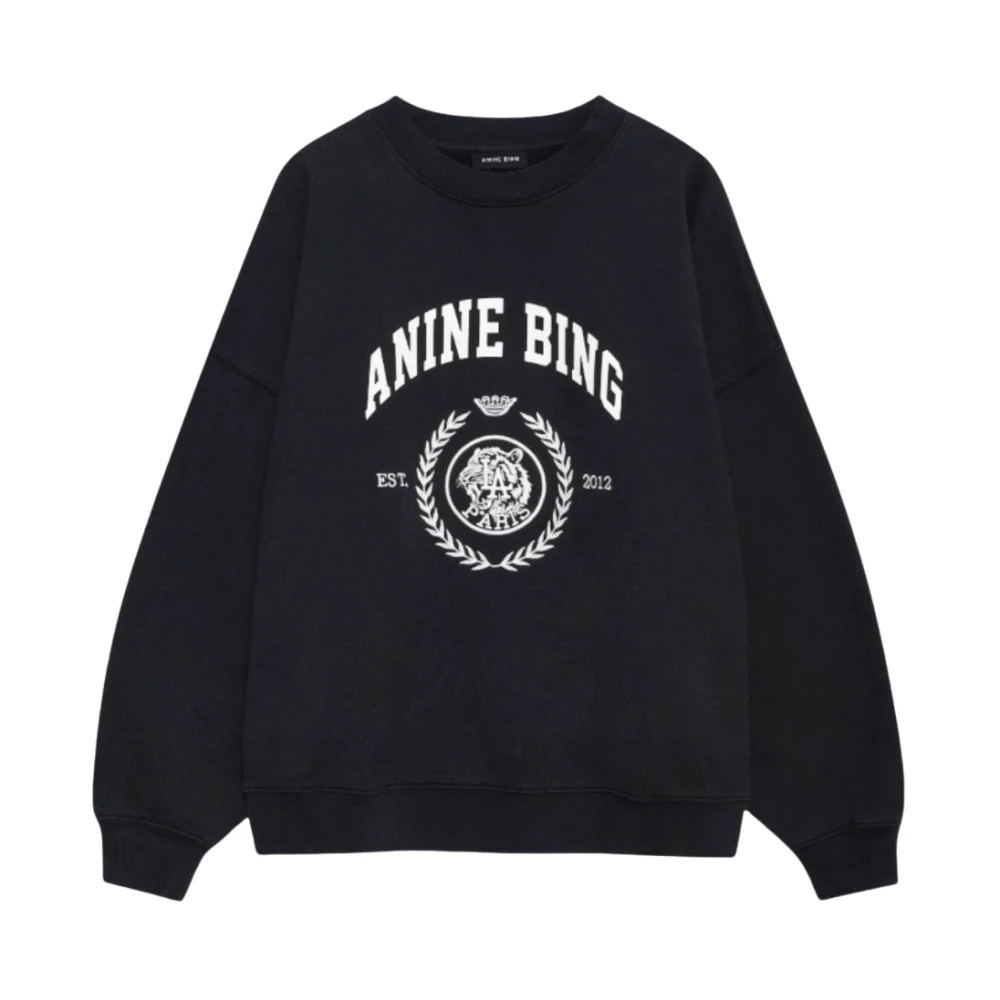 Anine Bing - A-08-12679-Vtg3 SweaT-shirt - Femme - Sweatshirts et sweats à capuche - Noir - Taille: 42 FR | Miinto FR
