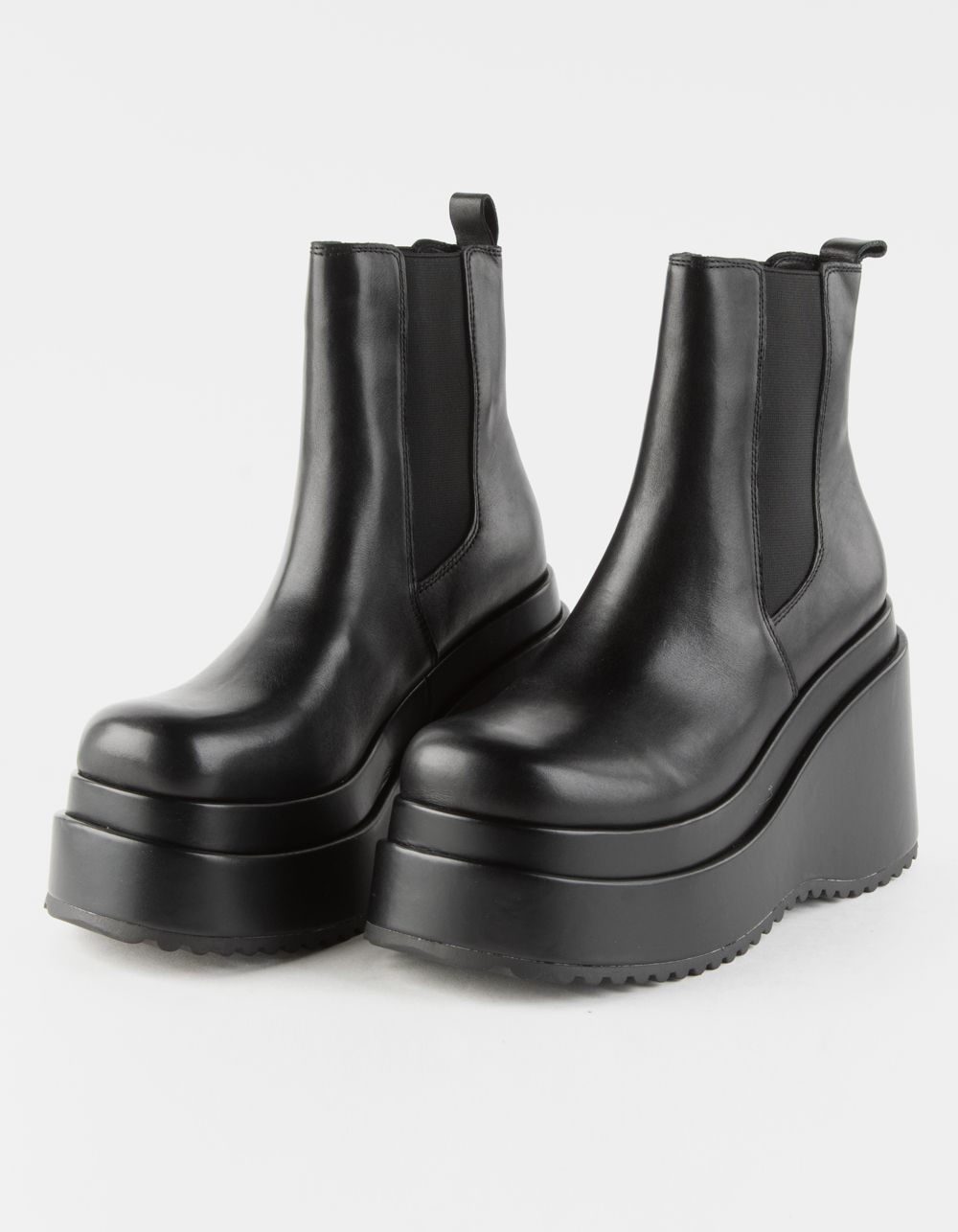 STEVE MADDEN Jesse Leather Platform Womens Boots | Tillys
