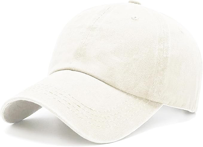 Baseball Cap Golf Dad Hat Adjustable Original Classic Low Profile Cotton Hat Unconstructed Plain ... | Amazon (US)