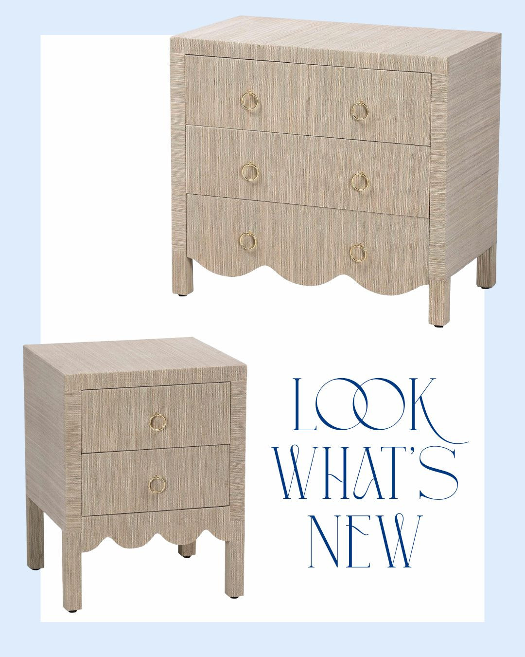 New arrivals you’ll love 🤍 These chic raffia-style pieces bring the perfect mix of texture and charm to any bedroom. Style them as a matching set or pair separately for a timeless look--all from Amazon!

raffia dresser, scalloped nightstand, coastal bedroom decor, neutral furniture, textured furniture 

 #LTKHome