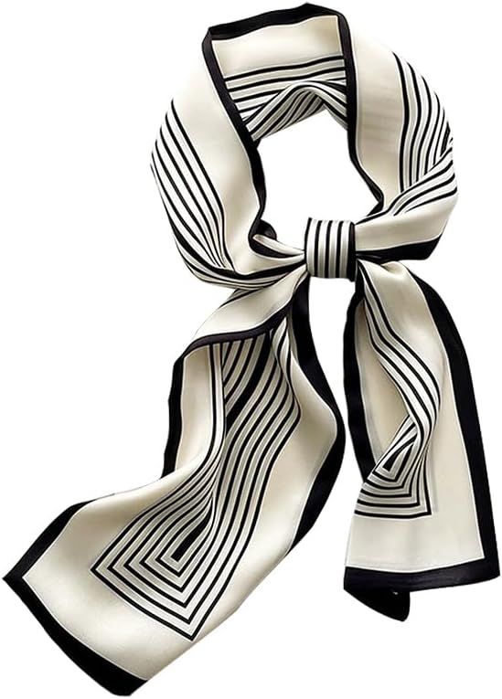 Livrerpi Silk Feeling Head Scarf Fashion Satin Hair Scarf Square Scarves for Women Gifts 27.5×27... | Amazon (US)