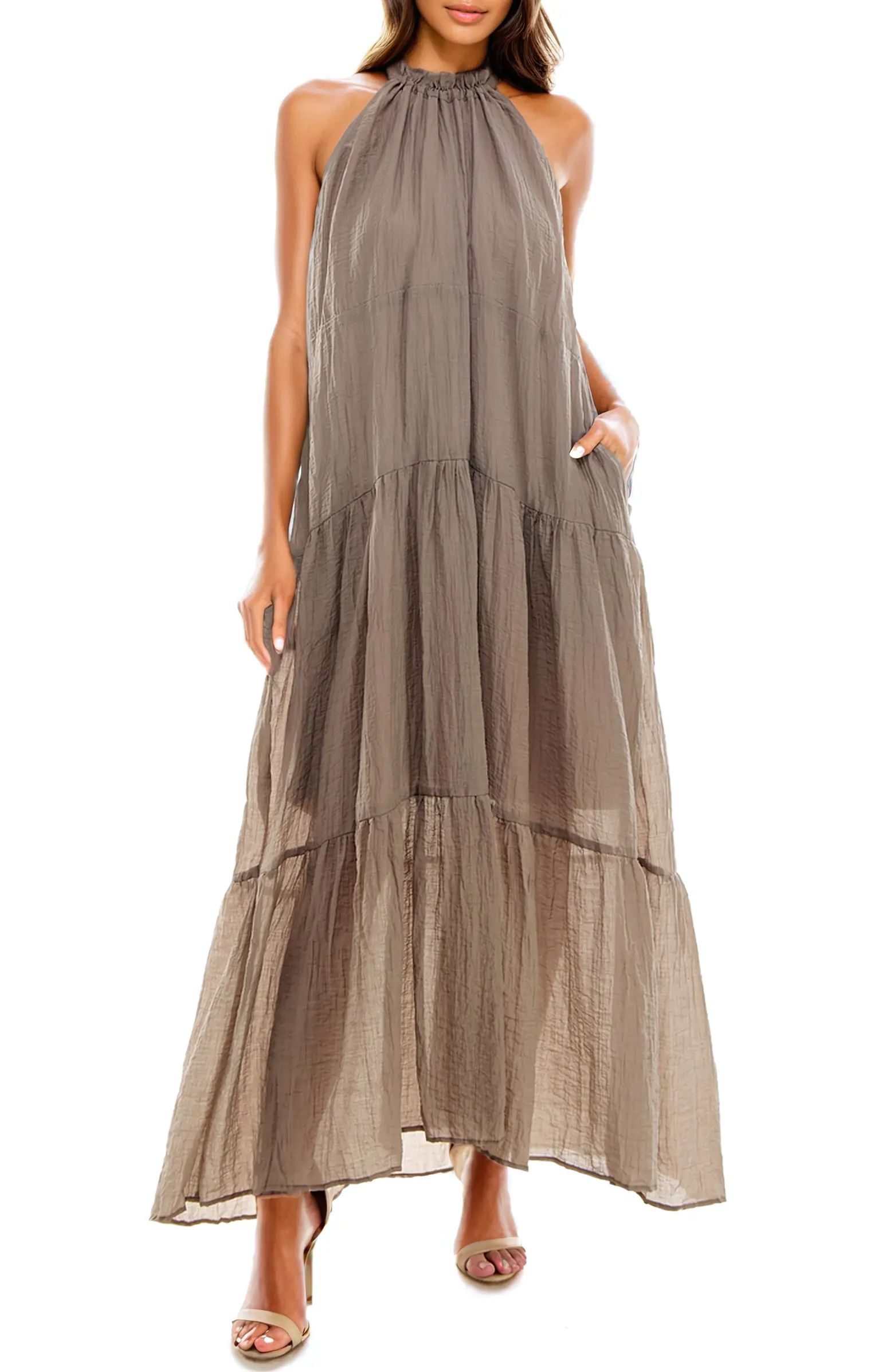 Sleeveless Tiered Maxi Dress | Nordstrom