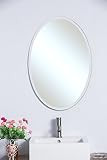 Bellaterra Home 808313-M Oval Frameless Mirror | Amazon (US)