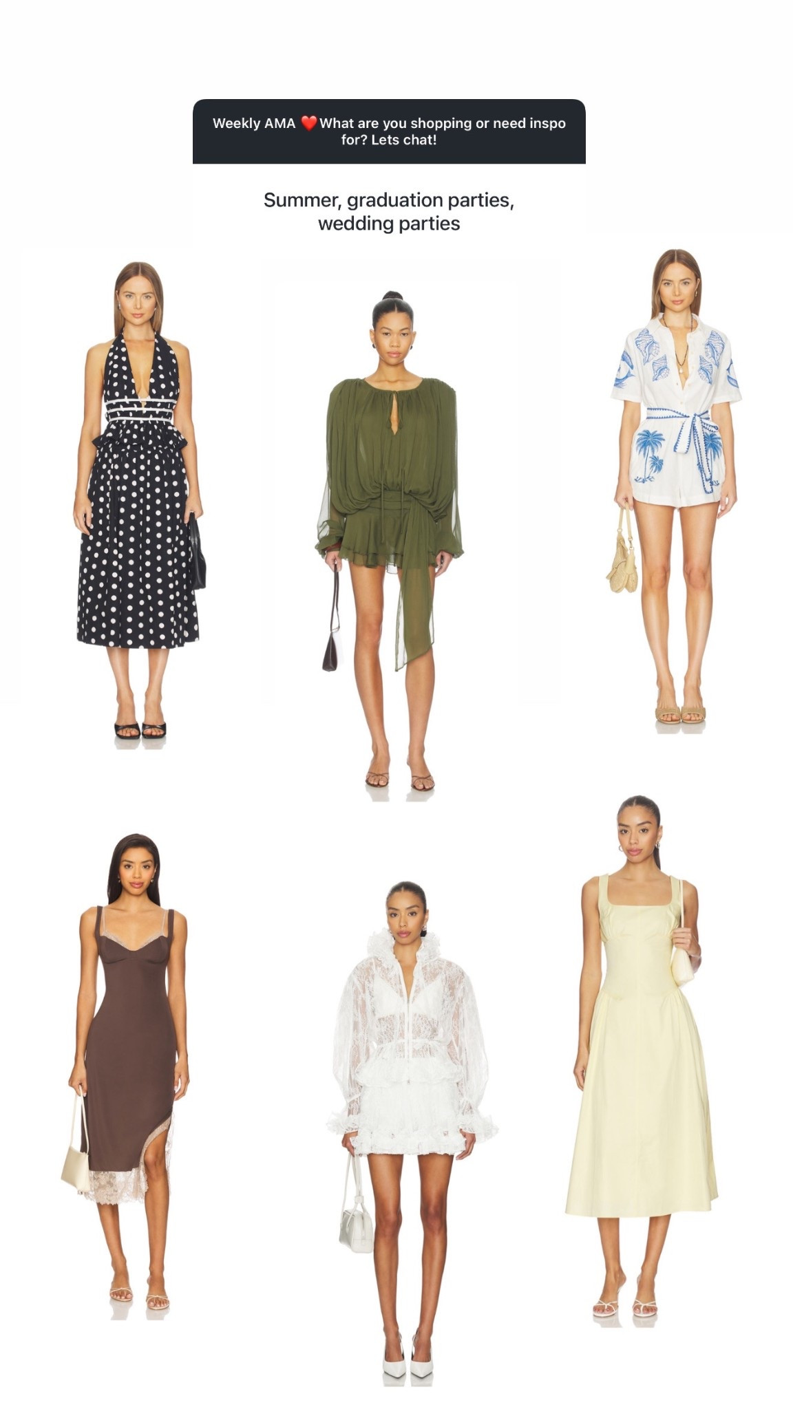 Summer Dresses 

#LTKTravel #LTKMothersDay #LTKootd