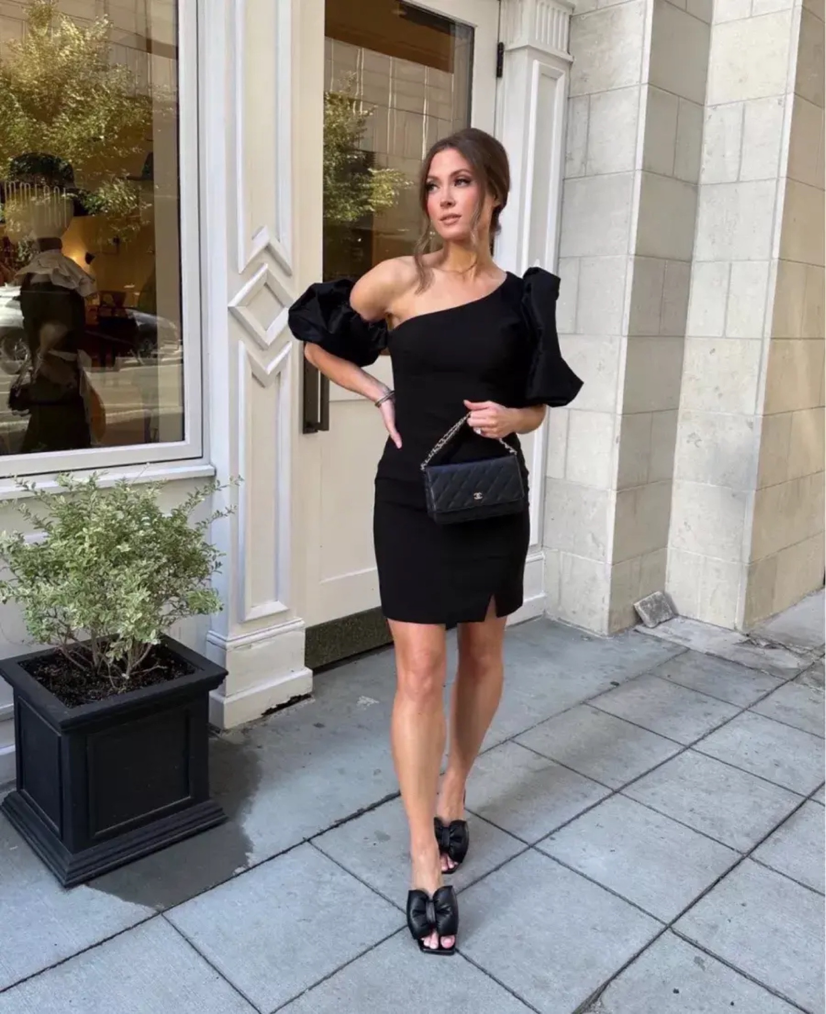 This dress is the perfect little black dress to have in your closet! Great choice for a wedding especially paired with these cute Jeffrey Campbell pumps! revolve black dress (tts, 0) jeffrey campbell bow shoes (tts)

#LTKstyletip #LTKshoecrush #LTKwedding