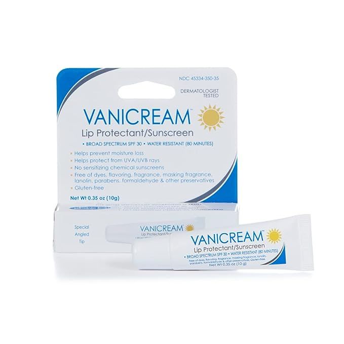 Vanicream Lip Protectant Sunscreen Spf 30 Tube, Fragrance & Gluten Free, One Size, No Color, Unsc... | Amazon (US)