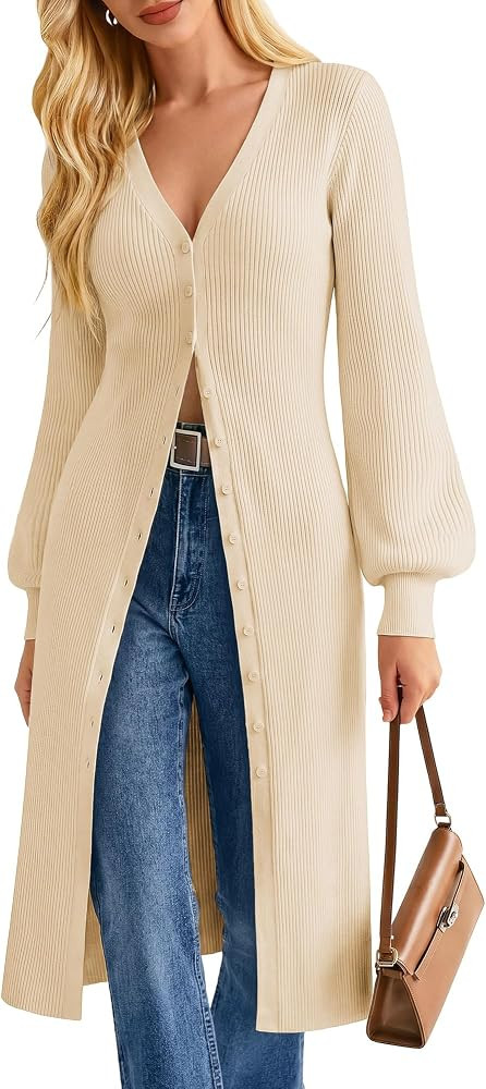 GRACE KARIN Long Cardigans for Women Duster Sweater Coat Fall Outfits 2026 | Amazon (US)