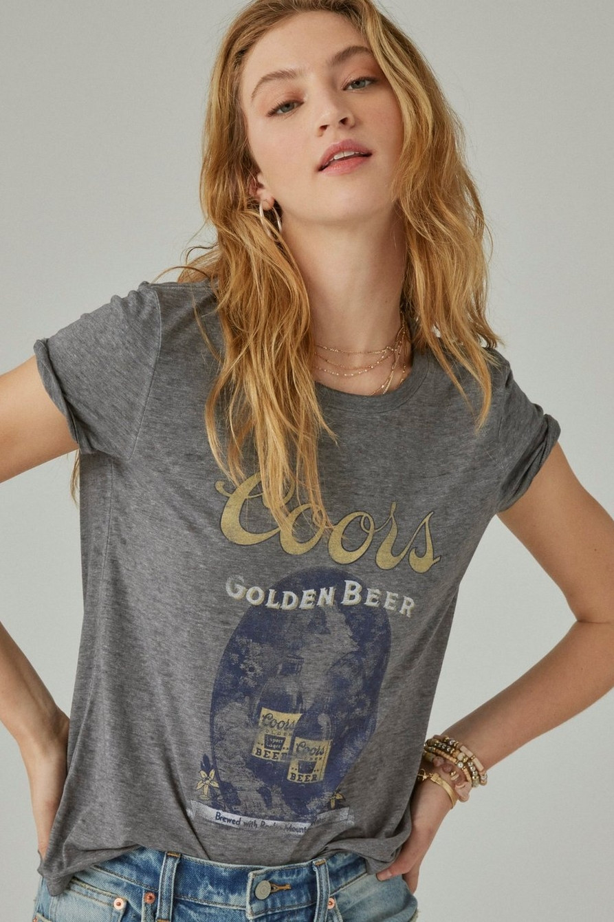coors mountain classic crew tee | Lucky Brand