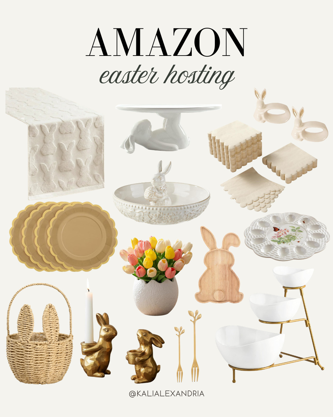 Amazon Easter hosting finds 🐰🌸 Everything you need for a beautiful spring tablescape—bunny decor, serving pieces, and neutral table accents that make hosting feel easy and elevated.

// Amazon, Amazon Finds, Amazon Easter, Amazon Hosting, Amazon Hostess Gift, Easter Hosting, Amazon Home, Amazon Home Finds, Amazon Dining, Amazon Tablescape, Amazon Home Decor 

 #LTKdayinmylife #LTKSeasonal #LTKHome