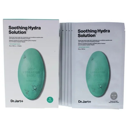 Dr. Jart+ Soothing Hydra Solution Sheet Mask for Unisex 5 Pc Mask | Walmart (US)