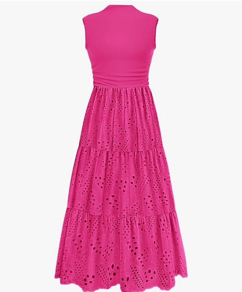 Easter dress - comes in more colors; I have one in a very similar style that I love, very flattering fit 


#springdress #springdresses2026 #babyshower #bridalshower #eyeletdress 

#LTKOver40 #LTKSeasonal #LTKU