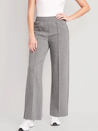 High-Waisted Dynamic Fleece Wide-Leg Pants for Women | Old Navy (US)