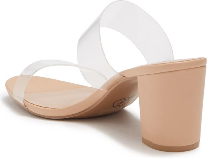 Robinn Clear Strap Block Heel Sandal | Nordstrom Rack