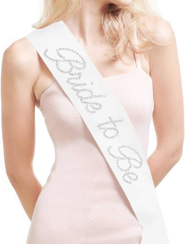 xo, Fetti Rhinestone Bride To Be Sash | Bachelorette Party Decorations, Bridal Shower Gift, Bride... | Amazon (US)