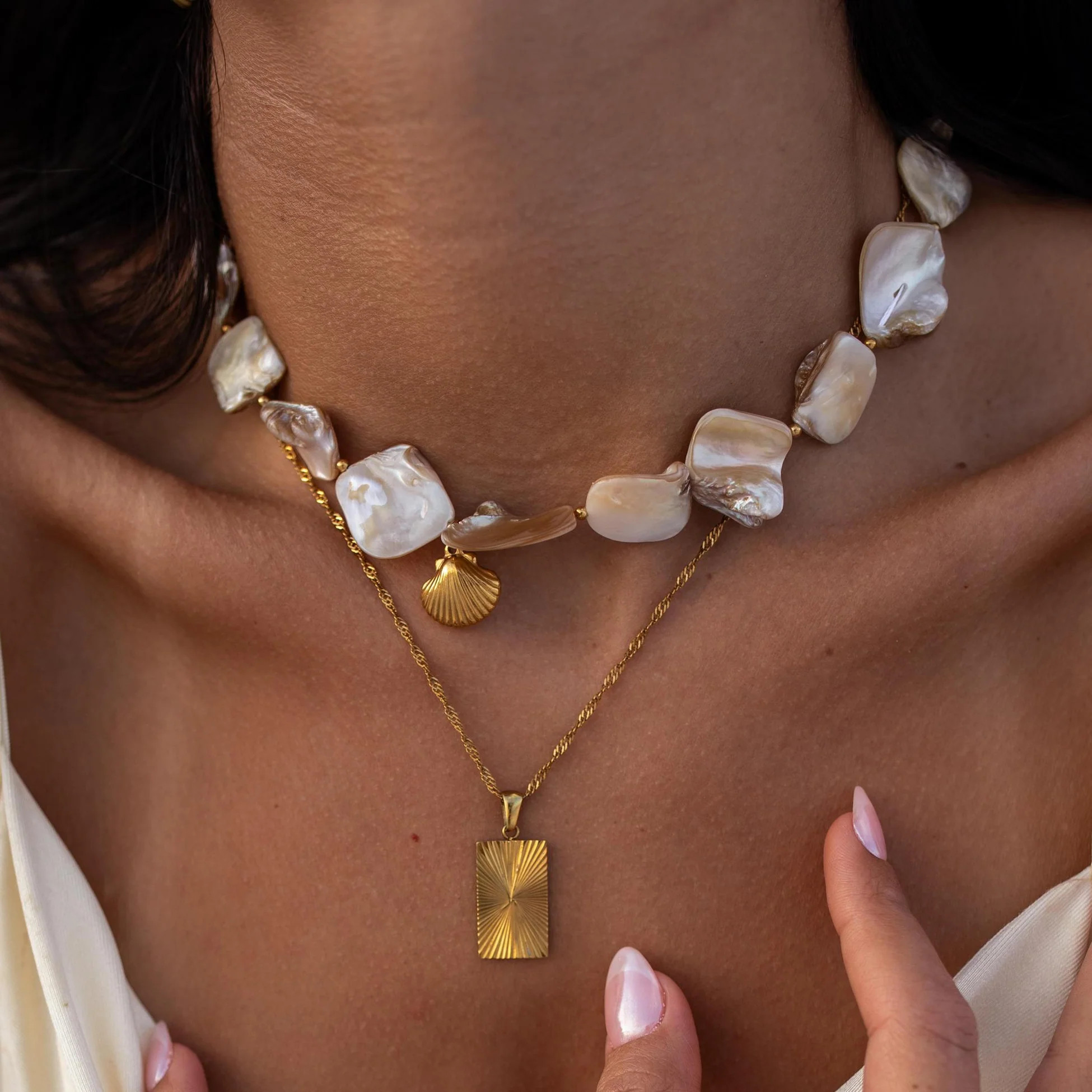 Calico Shell Necklace | ALCO Jewelry