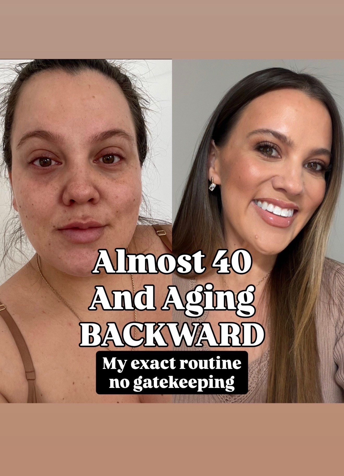 I’m almost 40 and aging backward… here’s my exact routine 