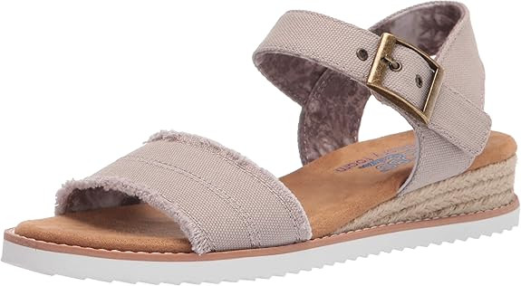 Skechers Women's BOBS Desert Kiss Adobe Princess Sandal | Amazon (US)