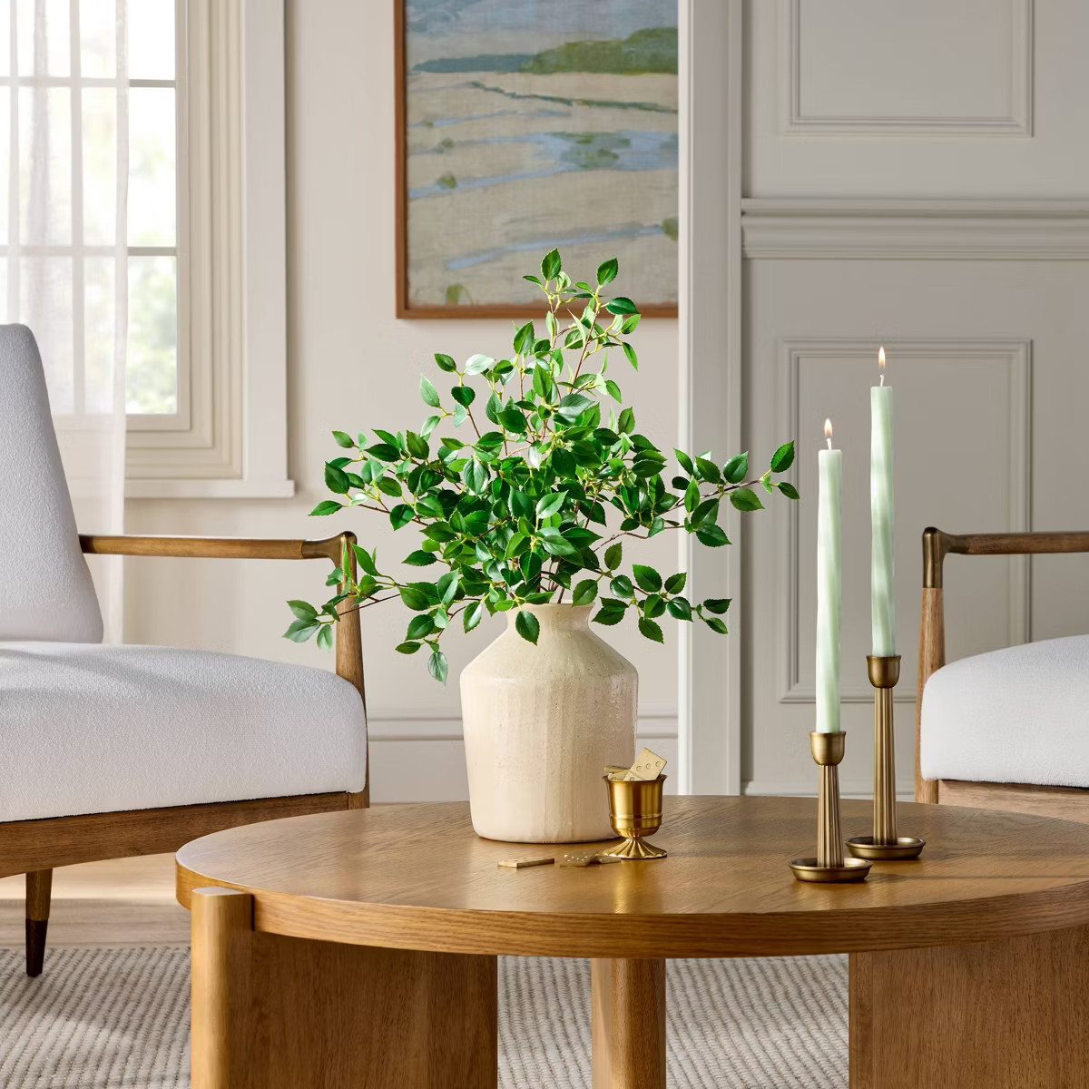 Banyan Leaf Artificial Stem Green - Hearth & Hand™ with Magnolia | Target