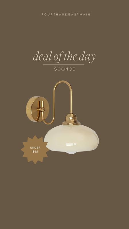 beautiful sconce under $75

#LTKHome
