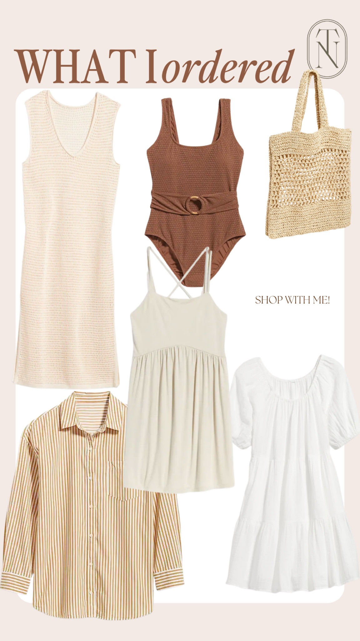 Old navy neutral resort wear. The swimsuit is crocheted! 

#LTKswim #LTKunder50 #LTKFind