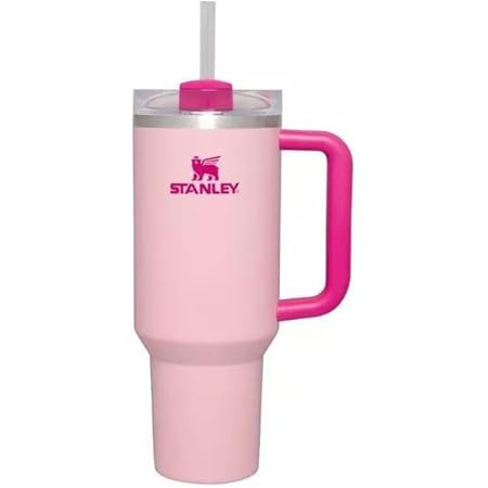Stanley 40oz Stainless Steel H2.0 FlowState Quencher Tumbler Flamingo | Amazon (US)