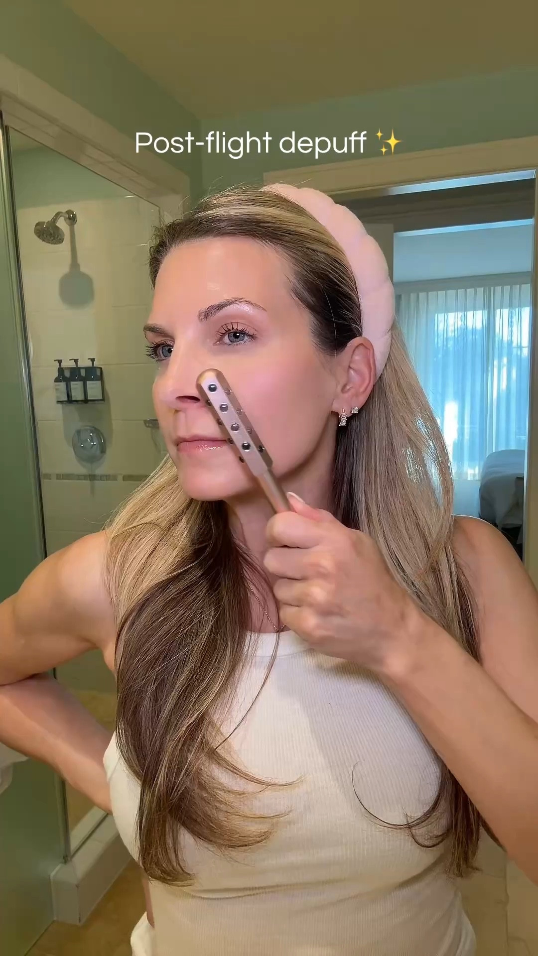 The perfect way to de-puff post travel!  💕✨

#LTKtravel #LTKbeauty