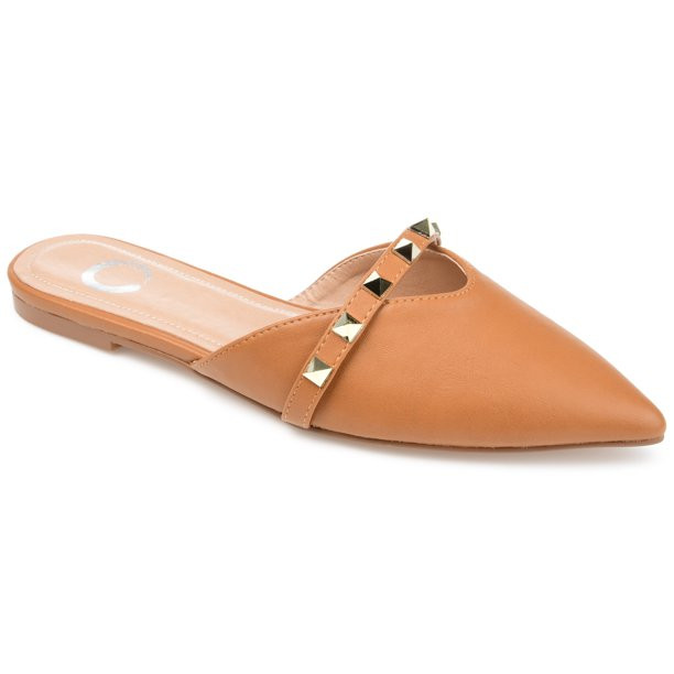 Brinley Co. Womens Vegan Leather Slip On Mule - Walmart.com | Walmart (US)
