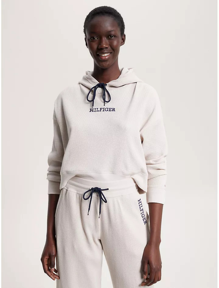 Embroidered Monotype Lounge Hoodie | Tommy Hilfiger | Tommy Hilfiger (US)