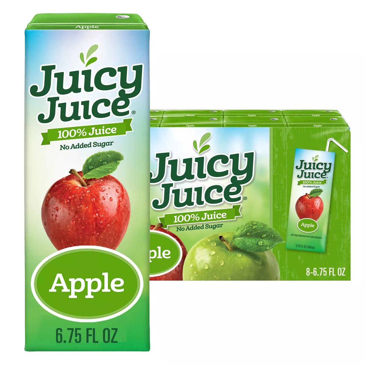 Juicy Juice Slim Apple 100% Juice - 8pk/6.75 fl oz Boxes | Target