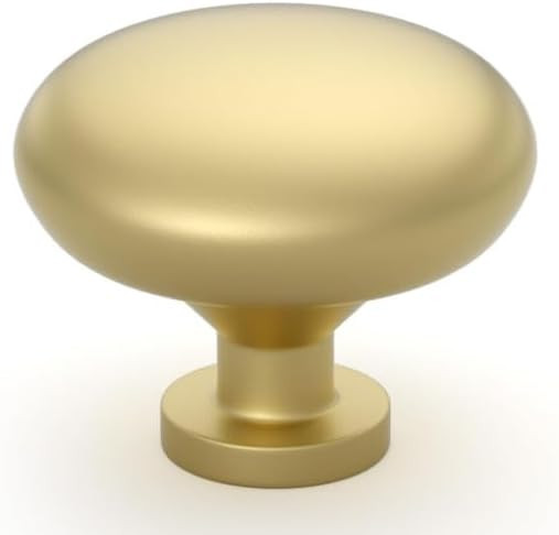10 Pack Gold Cabinet Knobs Brushed Gold Kitchen Dresser Knobs Aluminum Round Brushed Brass Dresse... | Amazon (US)