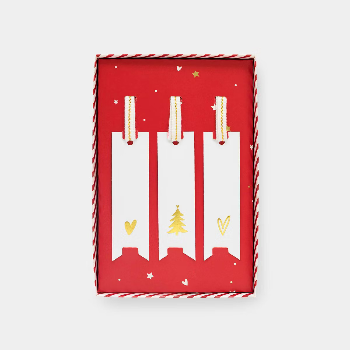 12ct Rectangle Gift Tag with Box White/Gold - Sugar Paper™ + Target | Target