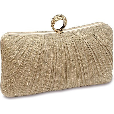 Evening Clutch - Women's Evening Bag Party Purses Handbag for Cocktail/Prom/Party/Wedding/Formal E Style 5-gold 7.9*2.4*5.1 | Target