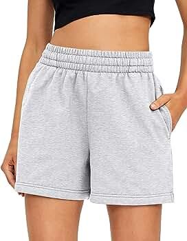 AUTOMET Womens Sweat Shorts Summer Casual High Waisted Athletic Shorts Comfy Lounge Running Short... | Amazon (US)