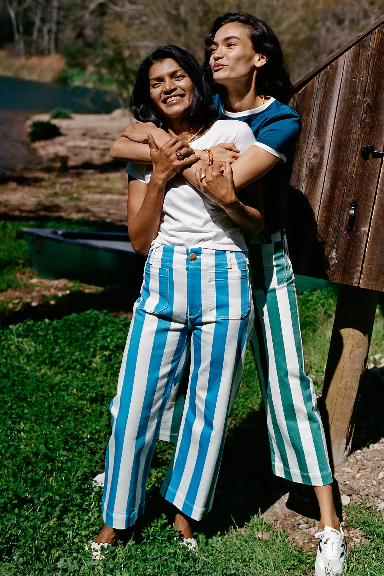 The Colette Denim Cropped Wide-Leg Jeans by Maeve | Anthropologie (US)