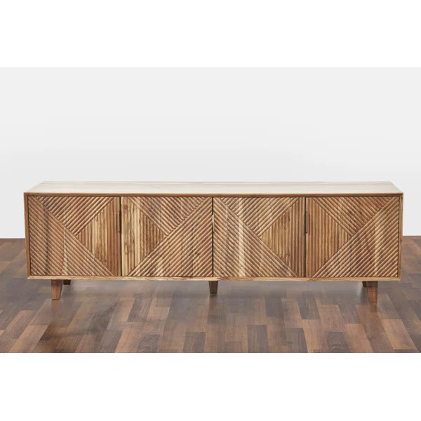 Shaurya Solid Wood 68.3'' W Storage Credenza | Wayfair North America