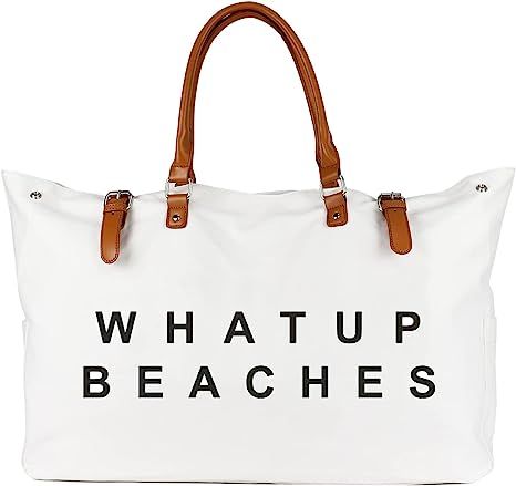 Beach Tote Bag for Women Waterproof Sandproof | Amazon (US)