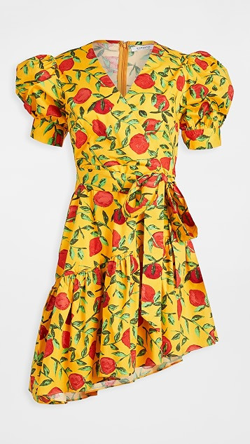 Yellow Red Fruit Mini Dress | Shopbop