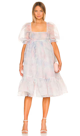 The French Puff Dress in Watercolor | Revolve Clothing (Global)