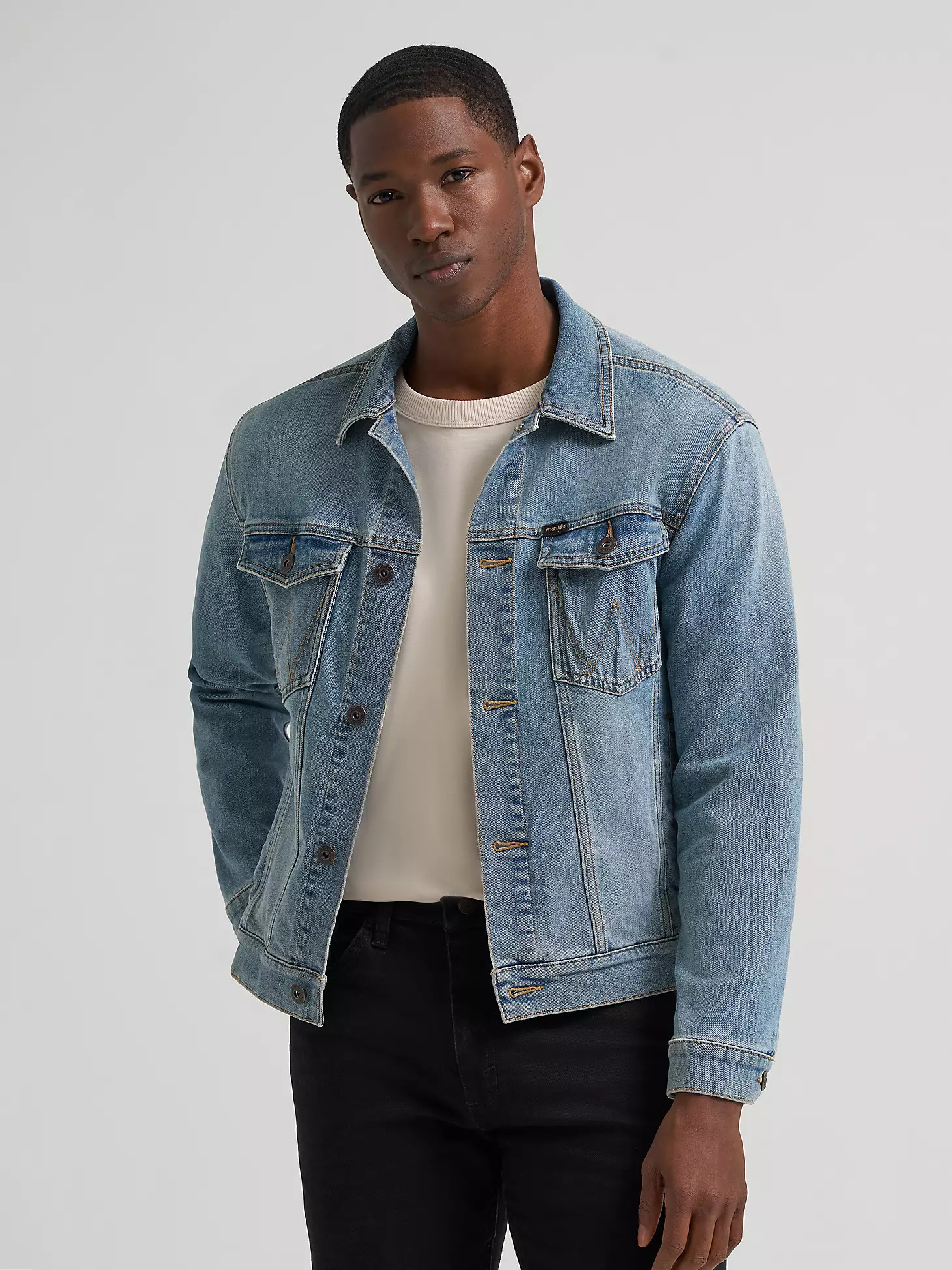 Men's Wrangler® Classic Denim Trucker Jacket | Wrangler