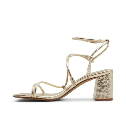 Aldo Women's Harmonni Heeled Sandals, Gold, 10 | Amazon (US)