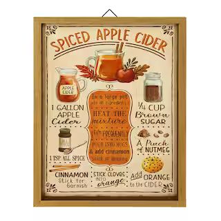 Apple Cider Recipe Wall Sign by Ashland® | Michaels Stores