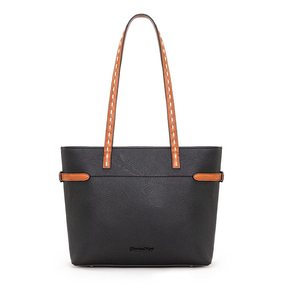 Montana West Tote Bag Slouchy Hobo Bag Minimalist Shoulder purses and Handbags for Work | Amazon (US)