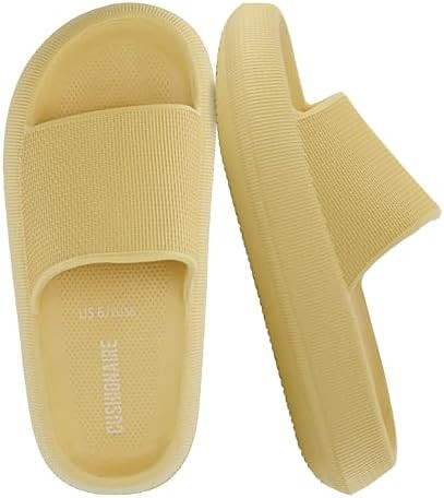 CUSHIONAIRE Feather EVA Slides for Women – Comfortable Slip On Womens Slippers, Indoor Outdoor ... | Amazon (US)