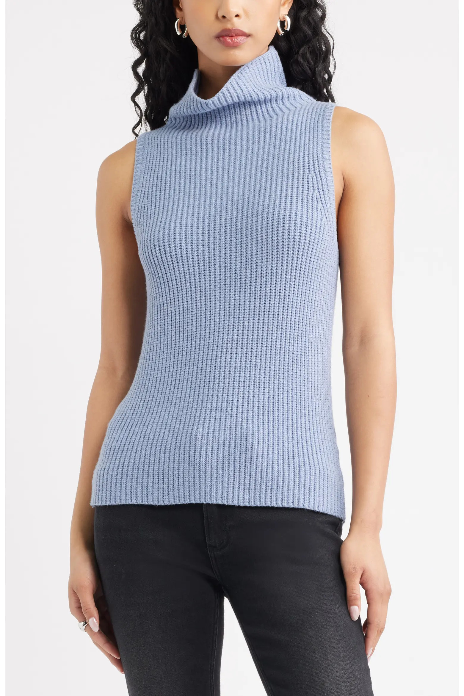 Sleeveless Funnel Neck Sweater (Women) | Nordstrom | Nordstrom