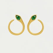 Eterna Midi Gemstone Frontal Hoop | Dean Davidson